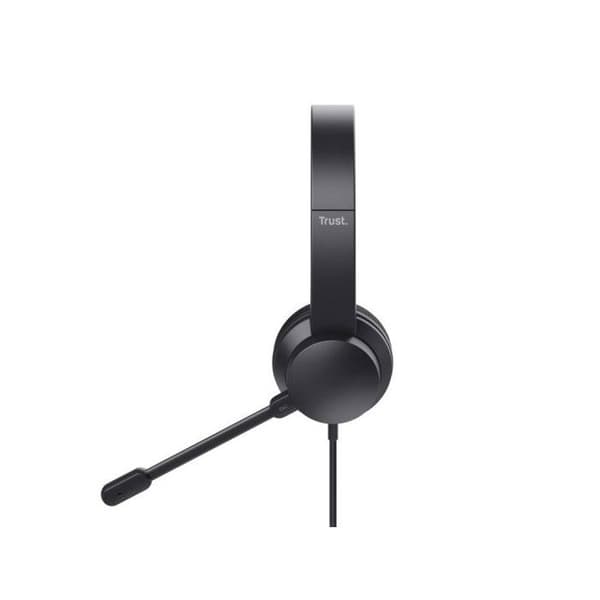Trust HS-260 computer Kablet on-ear headset Stereo sort