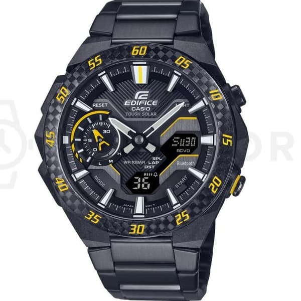 Casio ECB-2200RC-1A9DF Herrklocka Edifice 47,6 mm 10 ATM