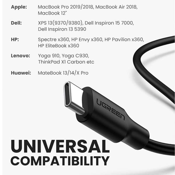 USB C til SATA-adapter - UGREEN - HDD SSD 2,5 Tommer - 5Gbps - Understøtter UASP - Sort