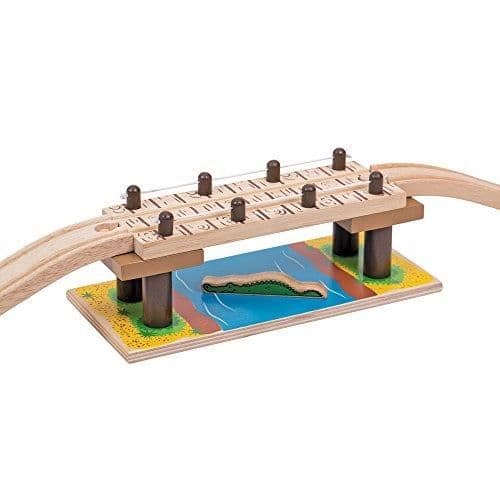 Snorbro - Bigjigs Rail - Multifarvet - 4 dele