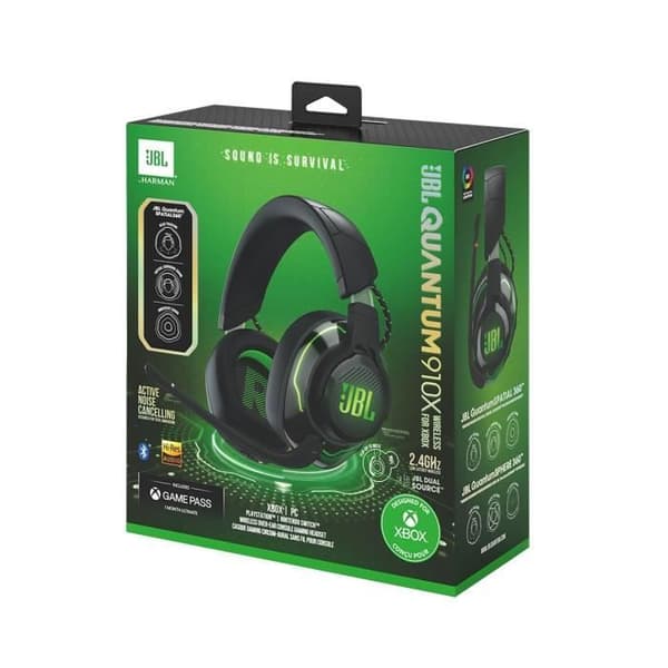JBL Quantum 910 trådløs gaming headset til Xbox med aktiv støjreduktion