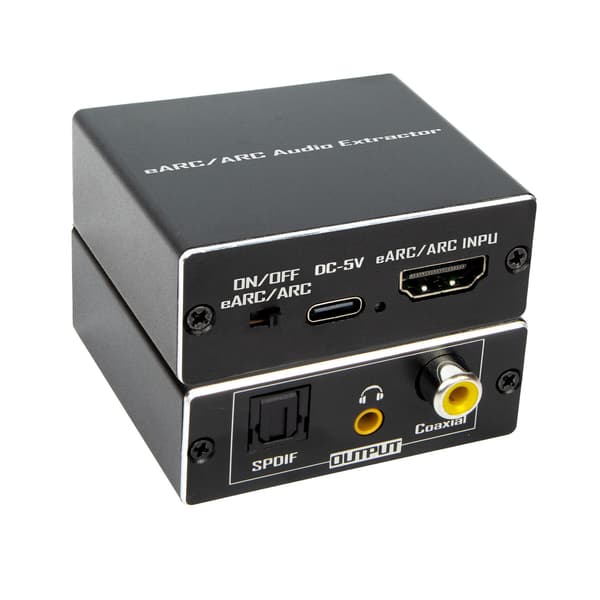 NÖRDIC HDMI ARC/eARC Extractor SPDIF, Koaxial, 3,5 mm