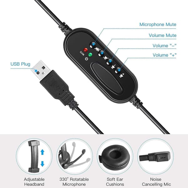 Accutone Stereo USB -kuulokemikrofoni