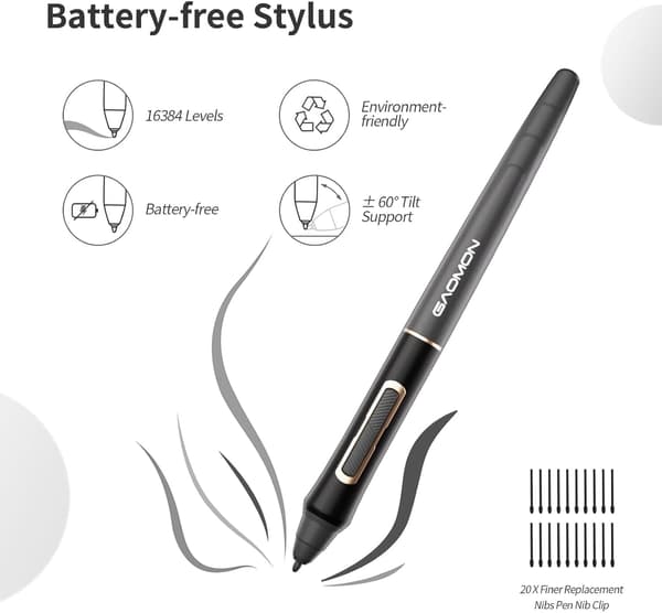 Bluetooth-grafiikkatabletti 8 painiketta