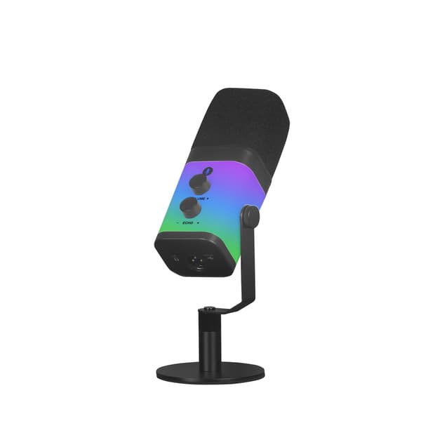 NÖRDIC Professional RGB Dynamic Microphone USB-C og XLR