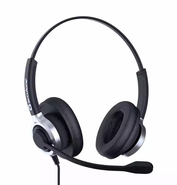 Accutone Binauralt Kablet Headset