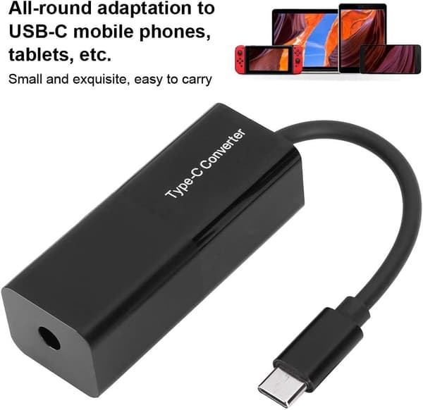NÖRDIC USB-C till DC 5.5x2.5mm adapter