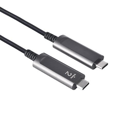 NÖRDIC 5m Active AOC Fiberkabel USB 3.2 Gen2 Type C til Type C 4K 60Hz 10Gbps PD60W