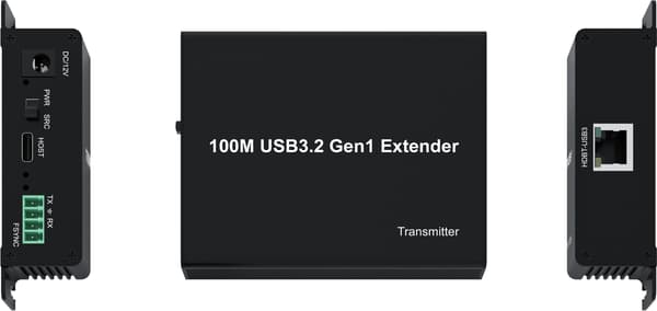 NÖRDIC USB3.2 Extender 5Gbps 2xUSB-A + 2xUSB-C opptil 100m