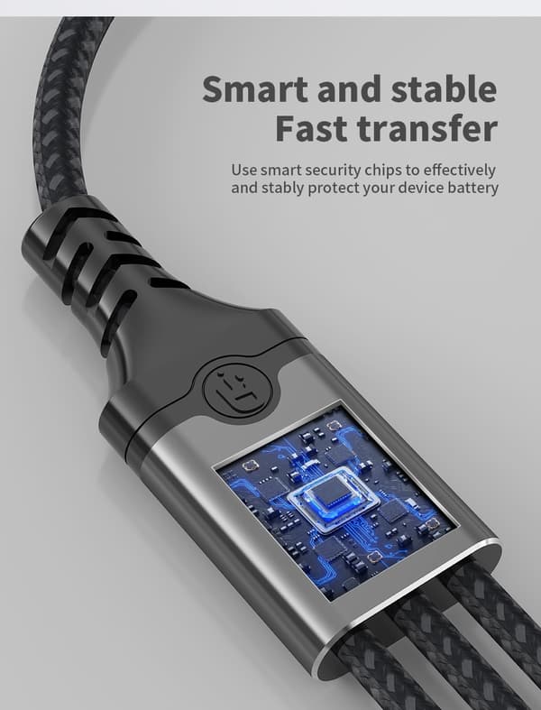 NÖRDIC USB-C-keskitin USB-C–1xUSB-C PD60W ja 2xUSB-C