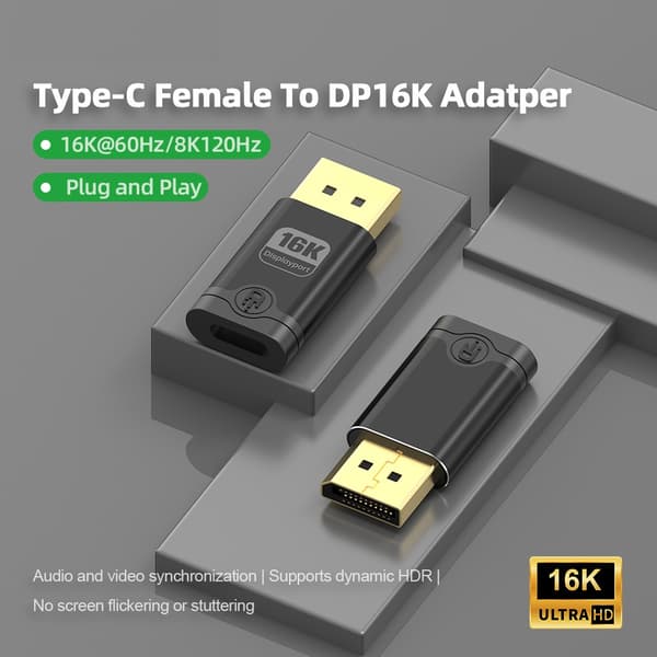NÖRDIC USB-C - DP-sovitin 16K