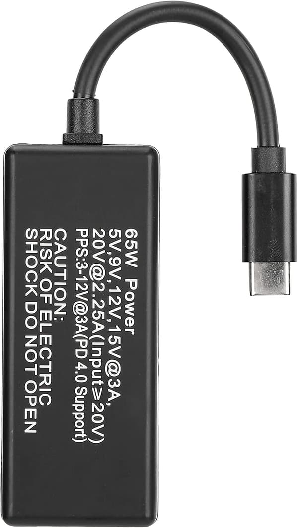 NÖRDIC USB-C till DC 5.5x2.5mm adapter