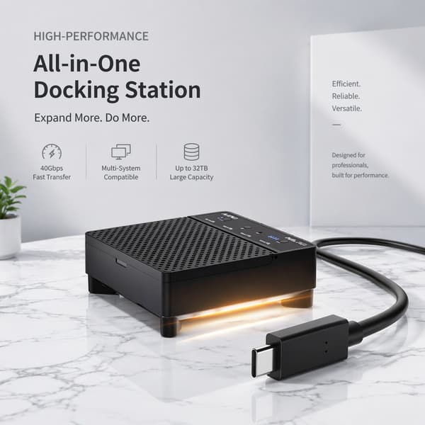 MAIWO Quad bay USB4.0 NVMe -kotelo