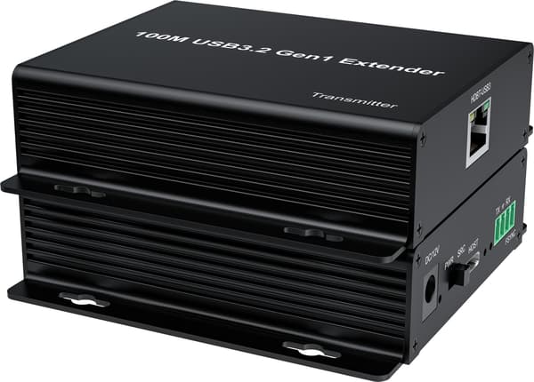 NÖRDIC USB3.2 Extender 5Gbps 2xUSB-A + 2xUSB-C opptil 100m
