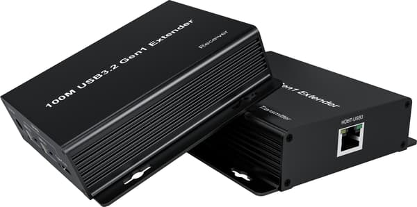 NÖRDIC USB3.2 Extender 5Gbps 2xUSB-A + 2xUSB-C opptil 100m