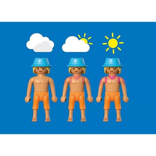 Leksak - PLAYMOBIL - 71908 - Semesterpar - Strand - Solstolar