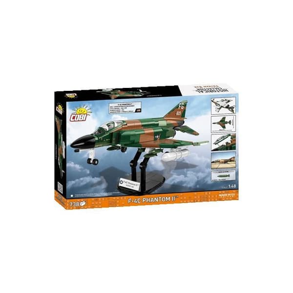 COBI 2427 - F-4C PHANTOM II - BYGGLEK - GRÖN - FLYGPLAN