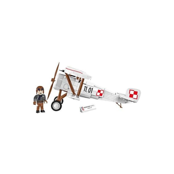 COBI 2998 NIEUPORT 17 C.1 - FLYGPLAN - BYGGSET - VIT