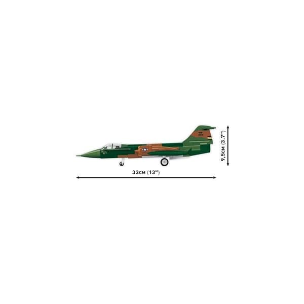 COBI 2426 - LOCKHEED F-104 STARFIGHTER - BYGGLEK - GRÖN