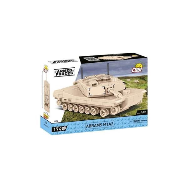 Modell - COBI - Abrams M1A2 - 1:72 - 174 delar - Beige