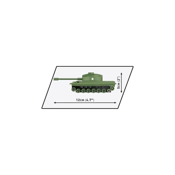 Maquette - COBI - PATTON M48 - 127 element - 1:72 - Grön