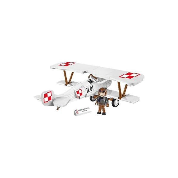 COBI 2998 NIEUPORT 17 C.1 - FLYGPLAN - BYGGSET - VIT