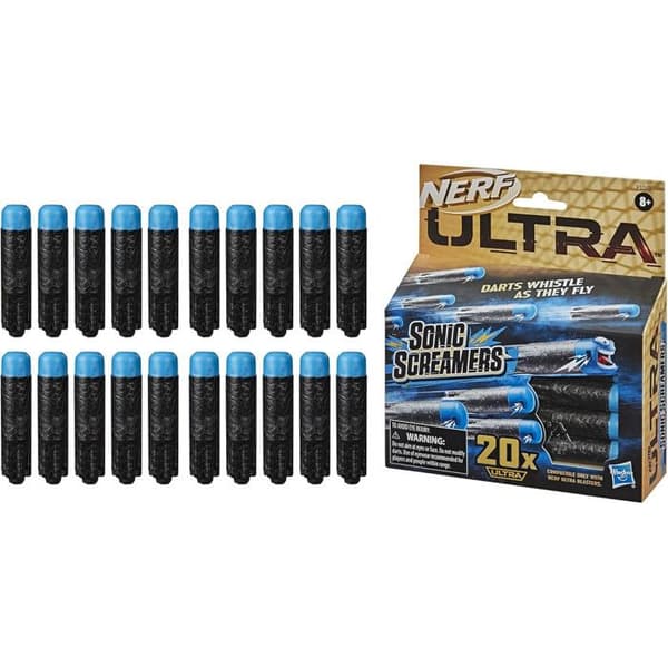 Nerf - Ladda Nerf 20 Ultra Sonic Screamers Fläschor