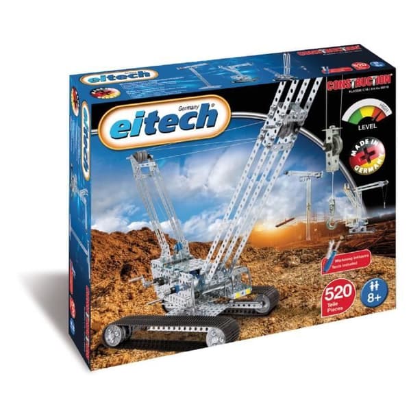 Silver stålkrankonstruktionsset 522 delar - EITECH