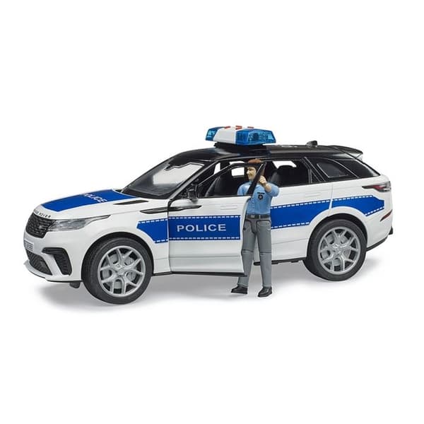 Range Rover Velar polisfordon med officer