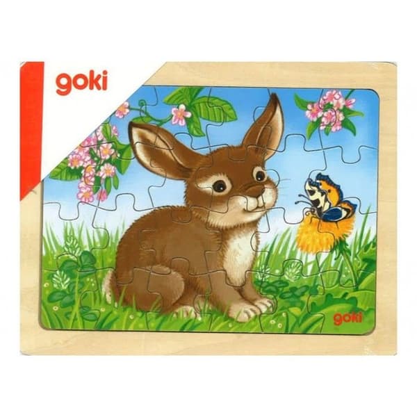 Goki - Set med 5 pussel av skogs djur ( GK-57334 )