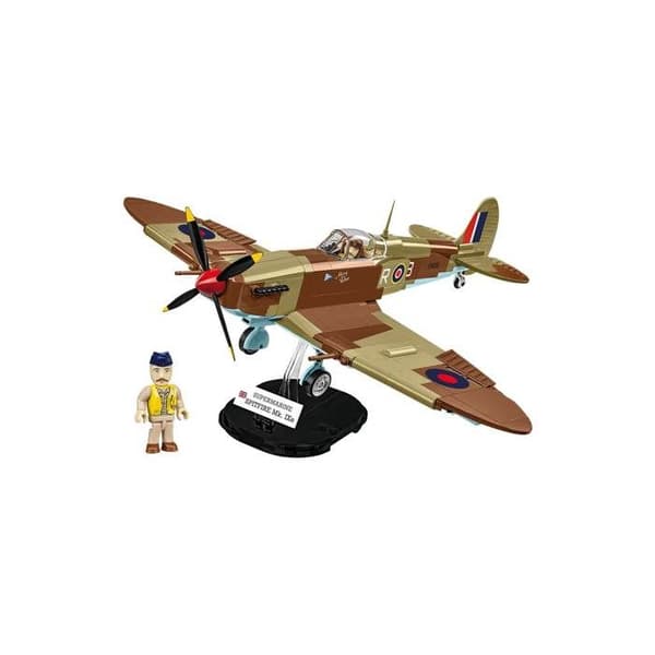 COBI 5764 - FLYGPLAN SUPERMARINE SPITFIRE Mk. IXe - BYGGSATS - BRUN