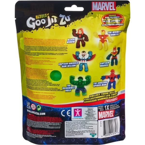 Hulk S3 statyett - Älgleksaker - 11 cm - Goo Jit Zu Marvel - Grön och blå
