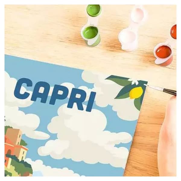 Måla efter nummer - RAVENSBURGER - CreArt 24x30 cm - Vuxen - Capri - Akrylfärg