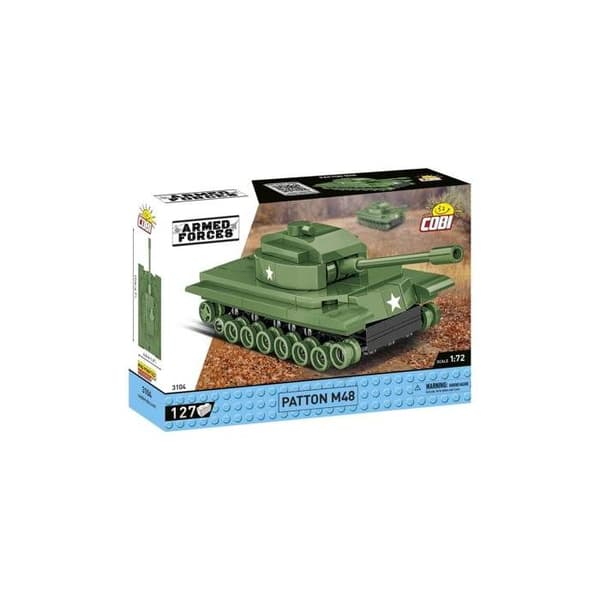 Maquette - COBI - PATTON M48 - 127 element - 1:72 - Grön