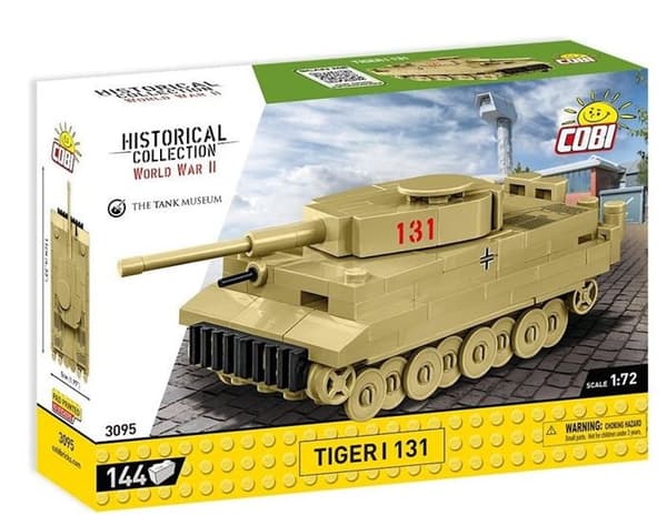 Maquette - COBI - TIGER I 131 - 500 bitar - Plast - Självmontering