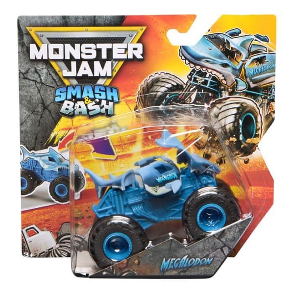 Spin Master Monster Jam leksaksbil 1:64 Smash And Bash 1-Pack