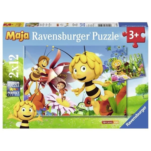 Pussel 12 bitar 2 pussel - Maya the Bee