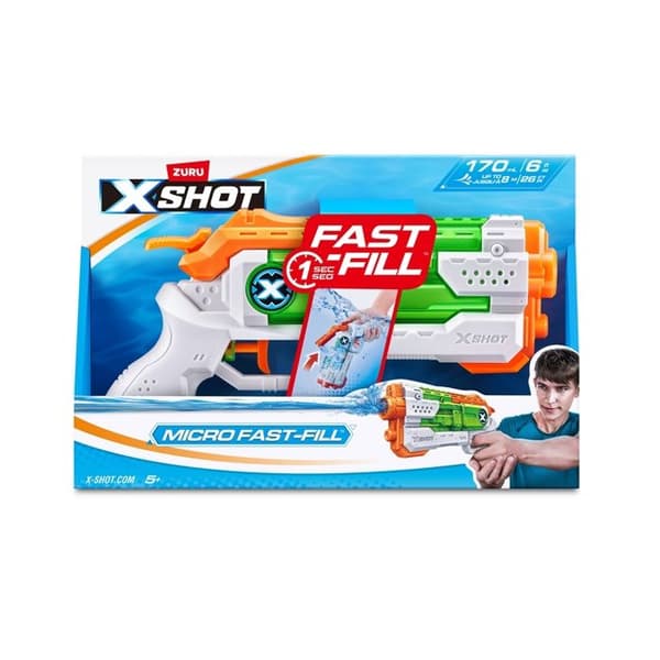 XSHOT Vatten - Snabbfyllande Mikrospruta