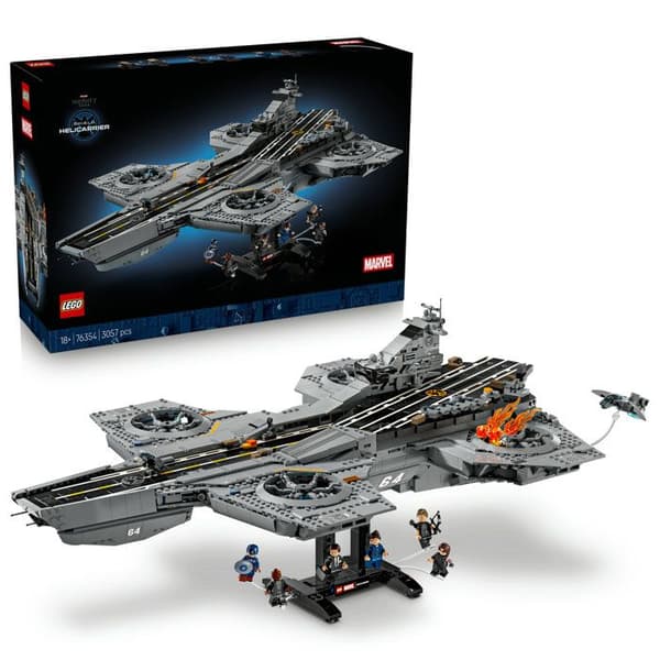 LEGO Marvel 76354 SHIELD Helikopterplatta - Avengers Set för Vuxna - Flygplansmodell