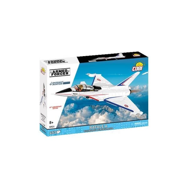 COBI 5931 - RAFALE A TEKNIKDEMONSTRATOR - VIT FLYGPLAN - BYGGSET