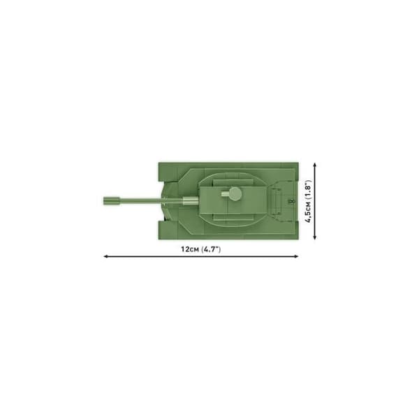 Maquette - COBI - PATTON M48 - 127 element - 1:72 - Grön