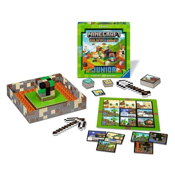 Ravensburger - Minecraft - Brädspel Builders & Biomes Junior