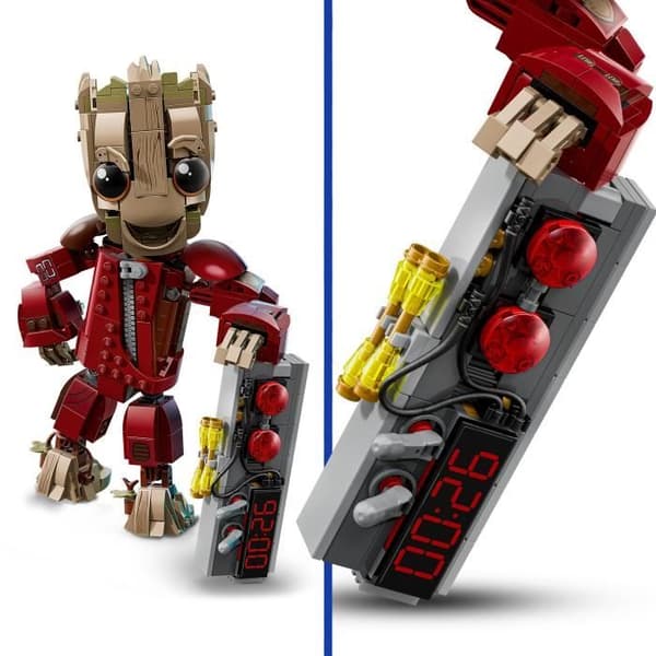 LEGO Marvel 76341 Groot i Ravageur-Outfit - Byggleksak 10 år - Figur