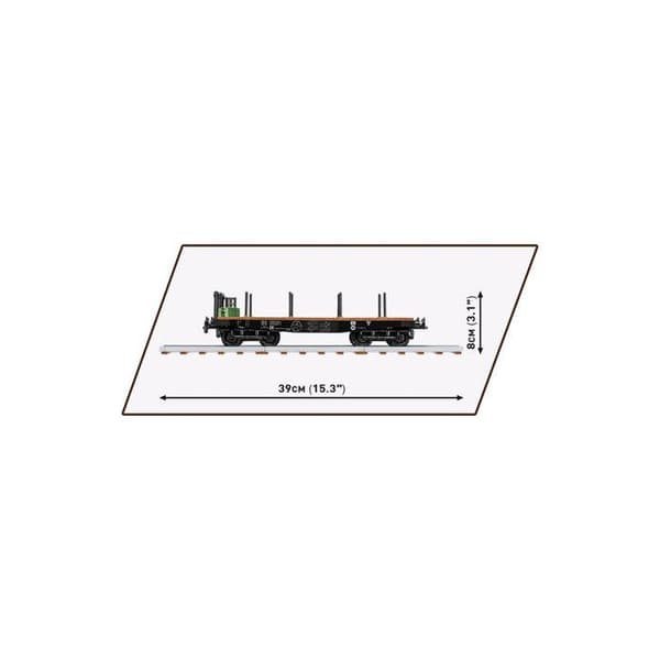 Modell - COBI - 6284 - Transportvagn - 424 bitar - 1:35 - Vit