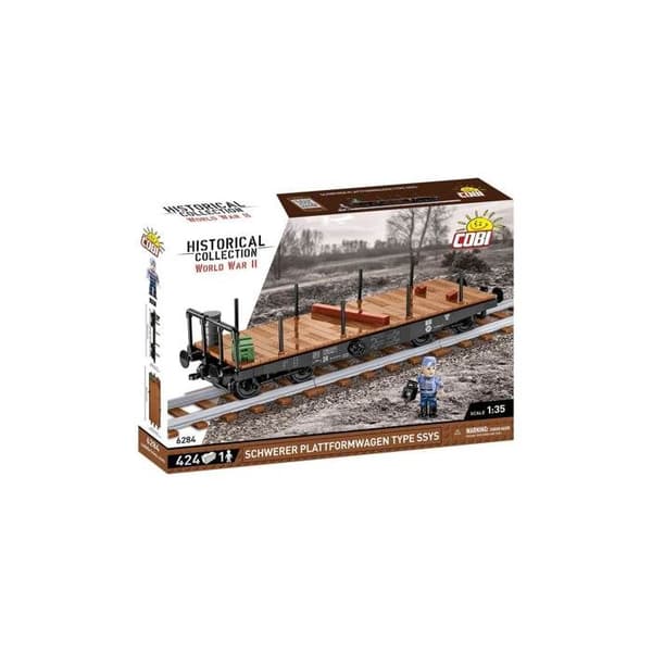 Modell - COBI - 6284 - Transportvagn - 424 bitar - 1:35 - Vit