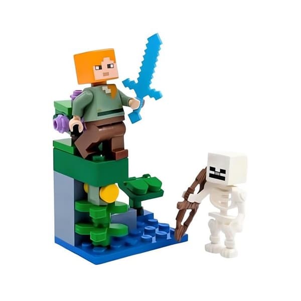 LEGO Minecraft Konfrontation i den Lummiga Grottan - 30705
