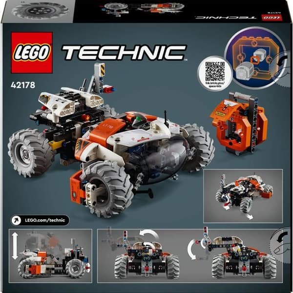 LEGO Technic 42178 LT78 Surface Space Loader, äventyrsleksak, Exploration Set