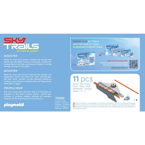 PLAYMOBIL Action Set 72059 Sky Trails - Spårboost