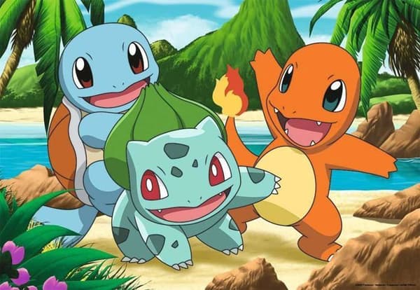 Pussel 2x24p - pikachu och hans pokémonvänner