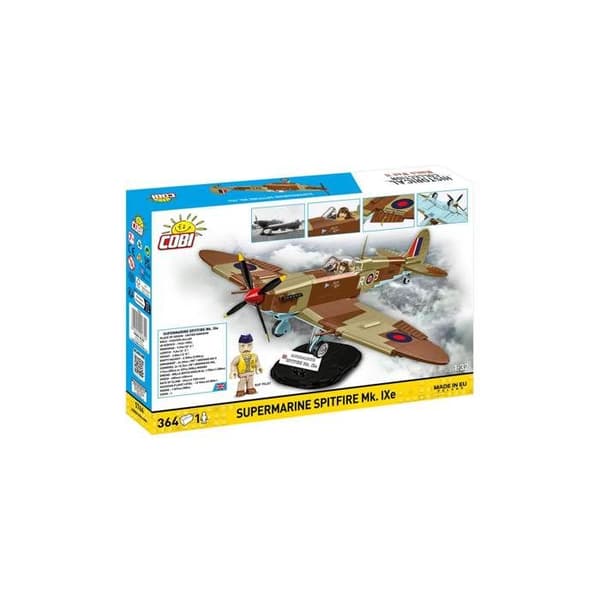 COBI 5764 - FLYGPLAN SUPERMARINE SPITFIRE Mk. IXe - BYGGSATS - BRUN
